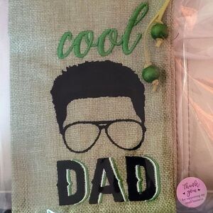Green and Black Cool Dad Bottle Holder